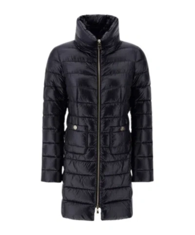 Herno Turtleneck Down Jacket In Black