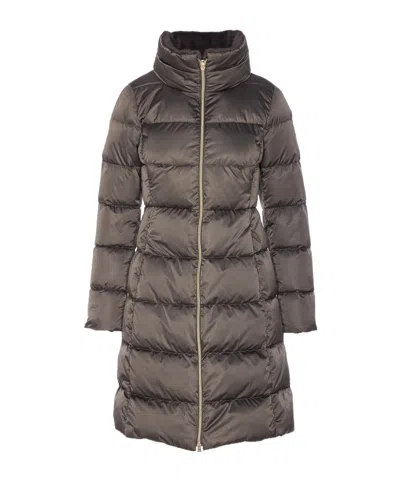 HERNO HERNO HIGH NECK PADDED LONG COAT