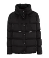 Herno Turtleneck Down Jacket In Black