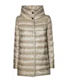 Herno Turtleneck Down Jacket In Blue