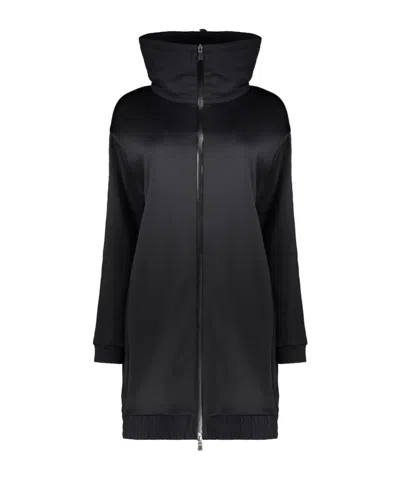 Herno Turtleneck Jacket In Black