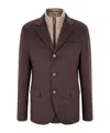 Herno Turtleneck Jacket In Brown