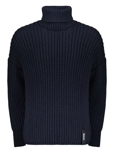 Herno Turtleneck Sweater In Blue