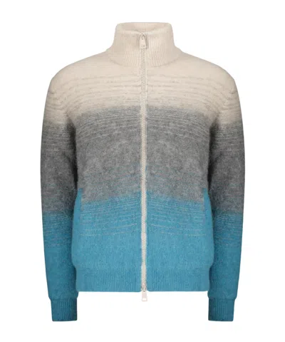 Herno High-neck Cardigan In Multi