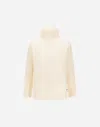 Herno Turtleneck Sweater In 100% Wool In Neutral