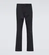 Herno Twill Slim Pants In Nero