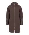 Herno Two-in-one Cotton Jacket In Brown