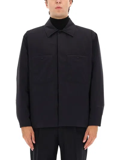 Herno Two Layer Goretex Shirt Jacket In Black