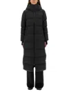 Herno Two-layer "windstopper" Long Coat In Black