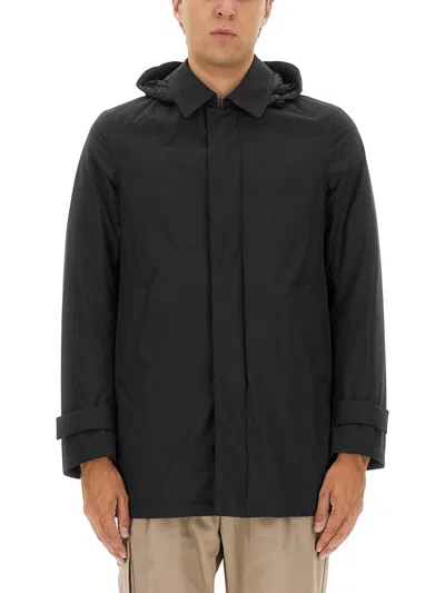 HERNO TWO-LAYER "WINDSTOPPER" LONG PARKA