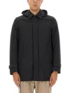 Herno Long Parka In 2-layer Windstopper In Black