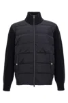 Herno Wool Down Jacket Comforter Jackets And Coats Black In Blue