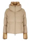 Herno Quilted Down Jacket In Brown