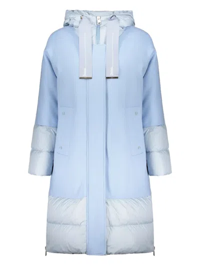HERNO TWO-TONE HOODED PUFFER JACKET