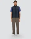 Herno Two-tone Reversible Nylon Ultralight Vest In Light Blue