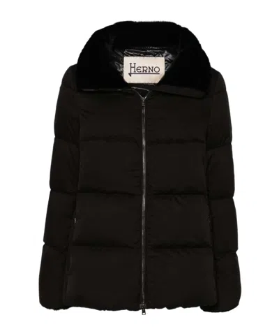 HERNO TWO-WAY ZIPPER DOWN JACKET