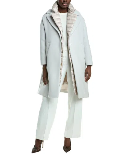 HERNO HERNO TWOFER WOOL-BLEND DOWN COAT