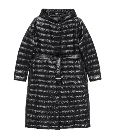 Herno Ultralight Coat In Black