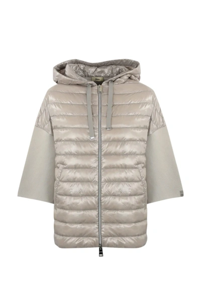 Herno Ultralight Cotton And Nylon Jacket In Ghiaccio