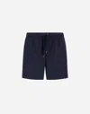 Herno Ultralight Crease Beach Boxers In Blue