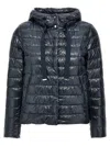 Herno Angela Quilted Puffer Jacket In Blue