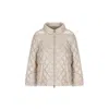 Herno Beige Polyamide Full-length Jacket In Neutral