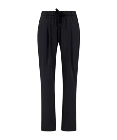 Herno Ultralight Drawstring Trousers In Black