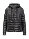 Herno Ultralight Hooded Quilted Jacket In Black
