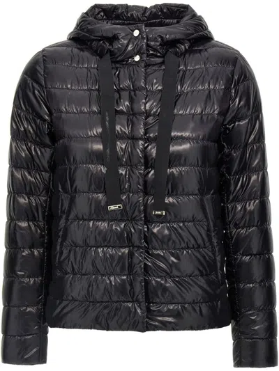 HERNO ULTRALIGHT HOODED QUILTED JACKET