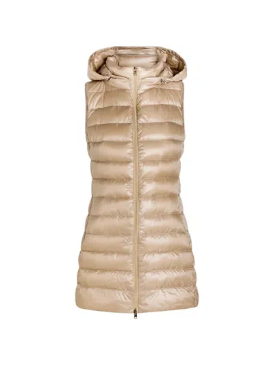 Herno Woman Puffer Sand Size 2 Polyamide In Nude