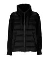 Herno Ultralight Knitted Resort Jacket In Black