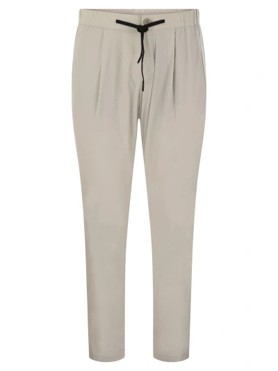 Herno Ultralight Laminar Trousers In White