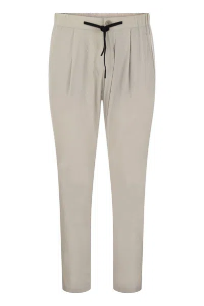 Herno Ultralight Laminar Trousers In White
