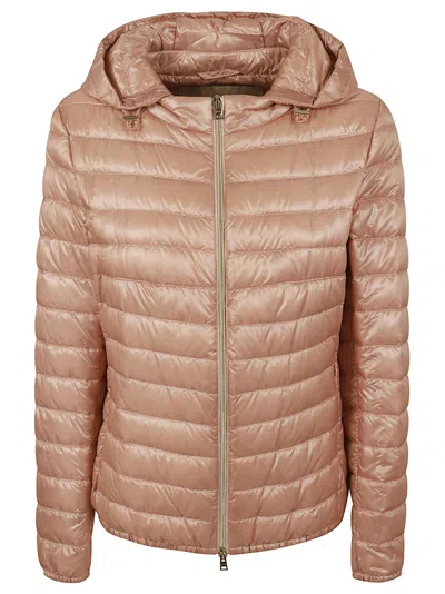 Herno Ultralight Nylon Bomber Jacket With Detachable Hood In Multi