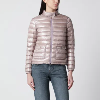 Herno Ultralight Nylon Bomber Powder Pink In Brown
