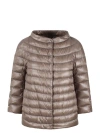 Herno Nylon Lightweight Cape In Neutral
