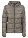 Herno Women's Ultralight Nylon Down Bomber Jacket