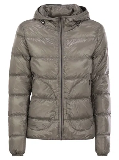 HERNO HERNO ULTRALIGHT NYLON DOWN BOMBER JACKET