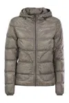 Herno Women's Ultralight Nylon Down Bomber Jacket