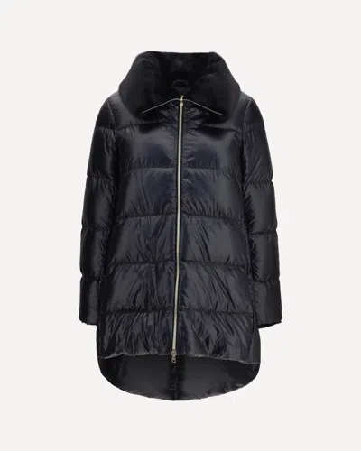 Herno Ultralight Nylon Down Jacket In Black