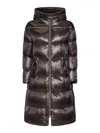 Herno Long Puff Coat In Grey