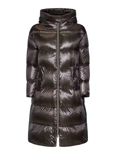 HERNO ULTRALIGHT NYLON MIDI DOWN JACKET