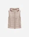 Herno Vest In Nylon Ultralight And Monogram