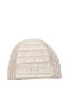 Herno Ultralight Panelled Beanie In Pink