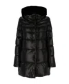 Herno Ultralight Puffer Coat In Black