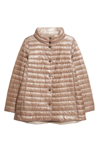 Herno Ultralight Reversible Down Puffer Jacket In Pink