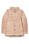 Herno Ultralight Reversible Down Puffer Jacket In Pink To Champagne 4019