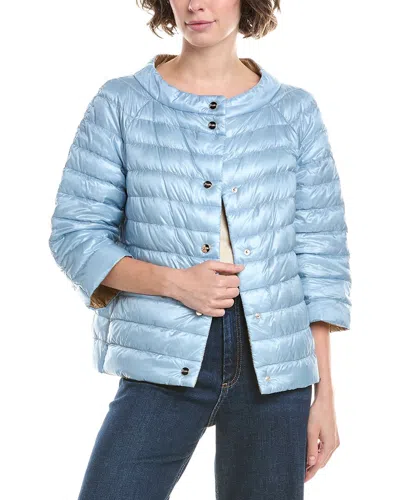 Herno Ultralight Reversible Jacket In Blue