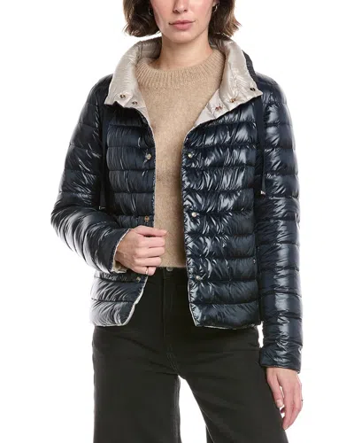 Herno Ultralight Reversible Jacket In Brown