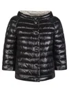 Herno Ultralight Reversible Quilted Polyamide Cape In Black